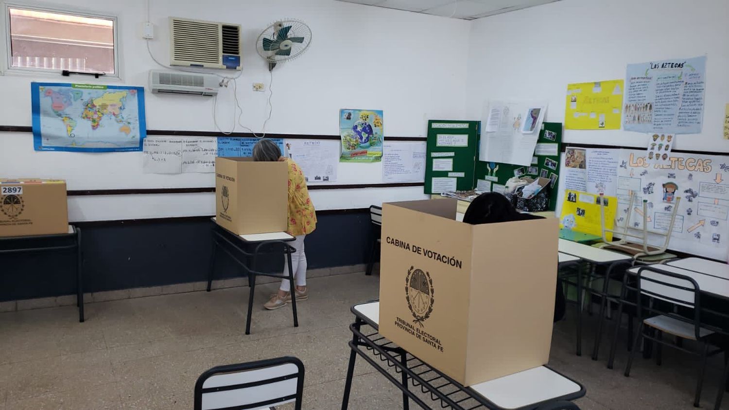 Box de votación.