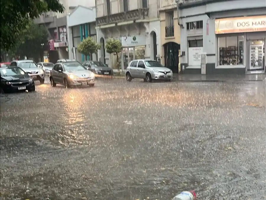 Intensa tormenta en Bahía Blanca: en menos de una hora cayeron cerca de 20 milímetros