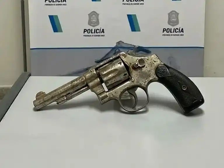 Arma secuestrada