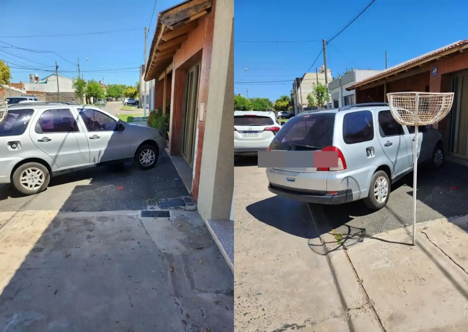 No puede pasar nadie por la vereda