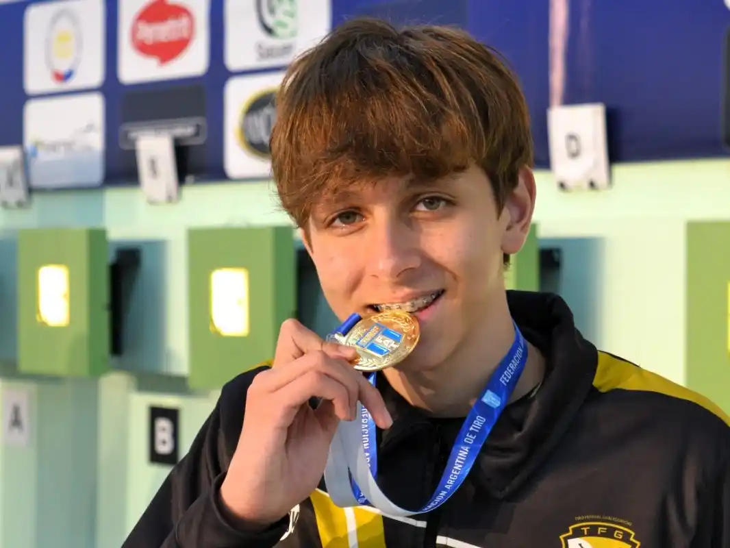 Juan Martín Ríos Veronesi se consagró campeón nacional juvenil de Tiro Deportivo