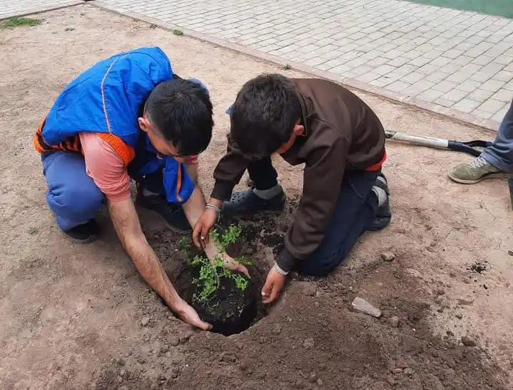 El grupo naturalista llevó actividades por el Día de la Primavera en La Tosquera. Foto: Conciencia Ecológica.
