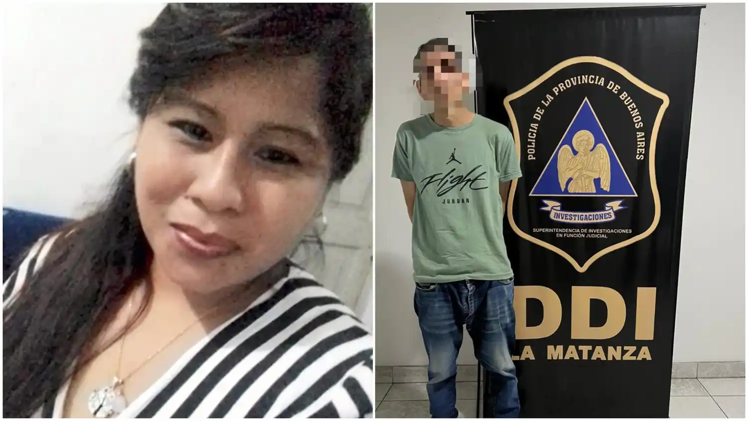 Detuvieron al sospechoso del crimen de una mujer degollada en la calle en La Matanza