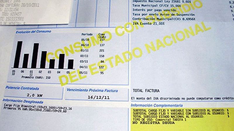 Tarifas: este viernes estará disponible el formulario para no perder el subsidio