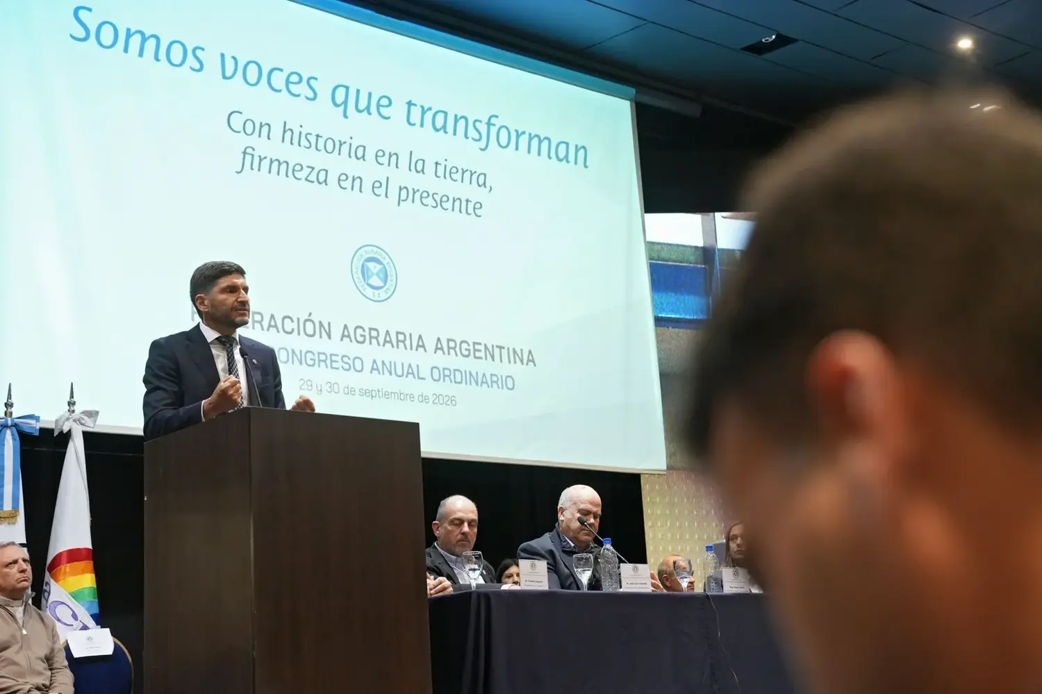 Maximiliano Pullaro inauguró el Congreso de la Federación Agraria y reclamó un modelo federal para el desarrollo