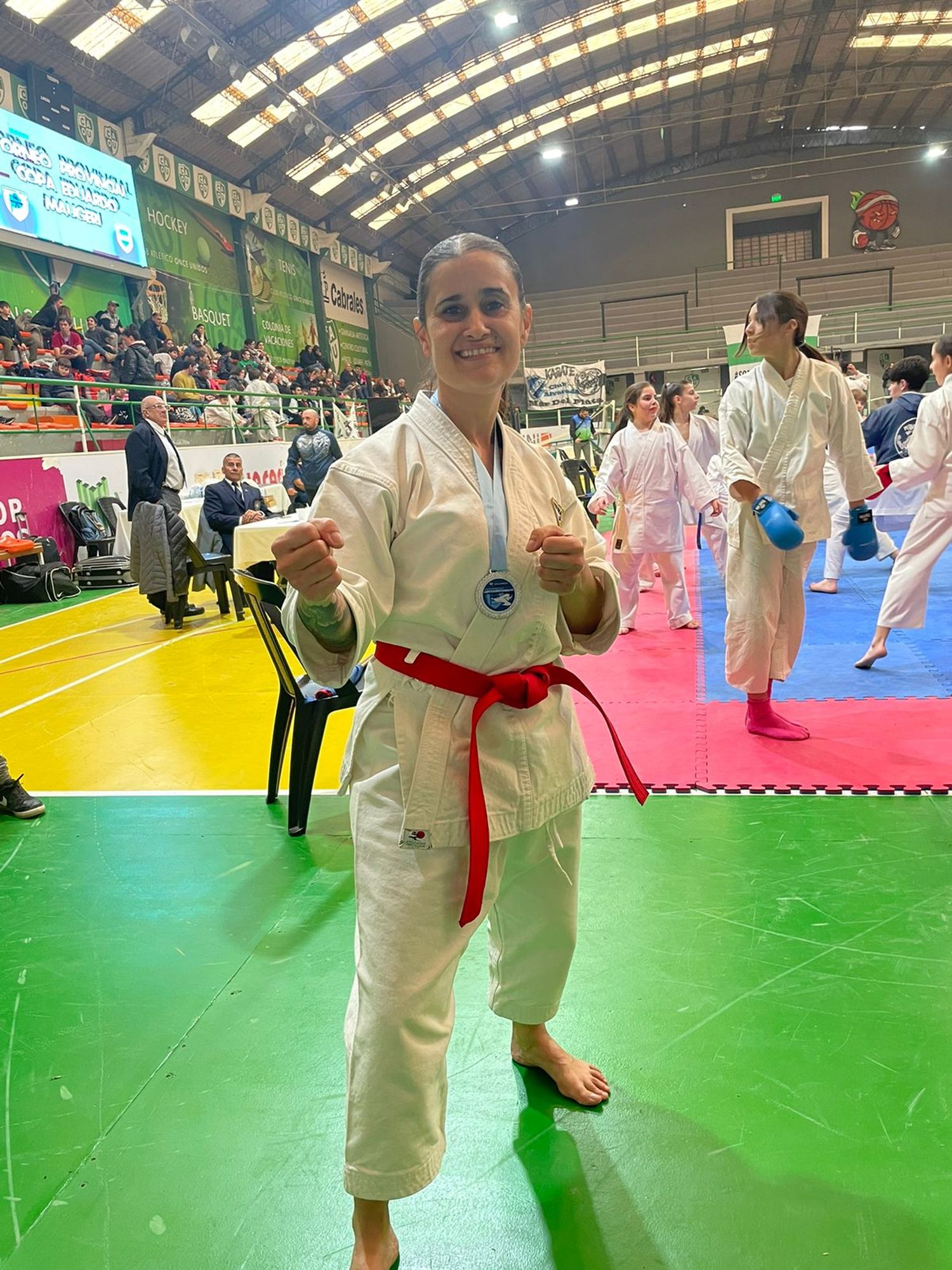 Rosa Parson. Obtuvo la medalla de plata