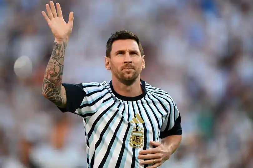 Lionel Messi llegó a Rosario para pasar unos días con su familia
