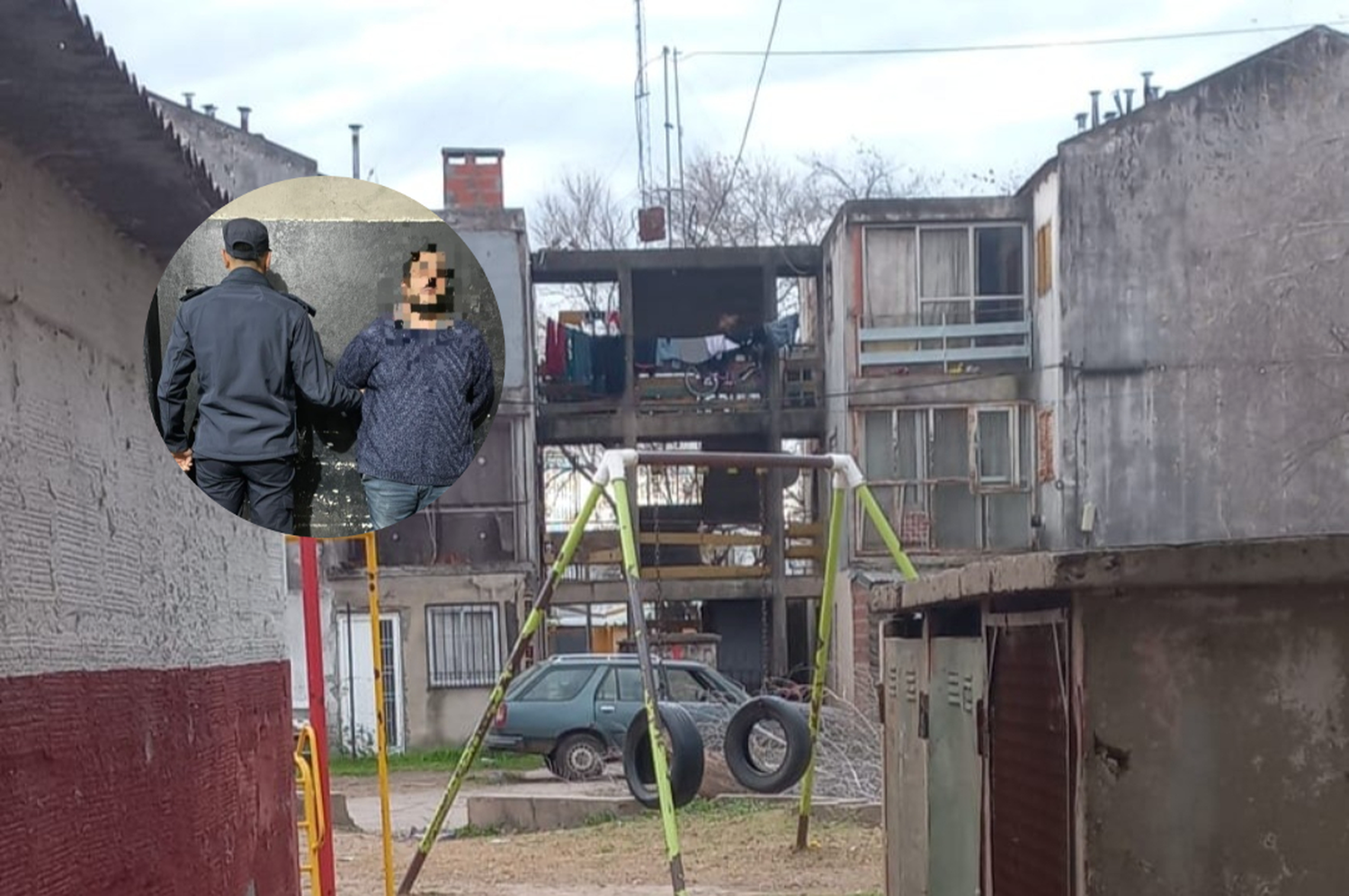 faonavi conflicto monoblock escalera
