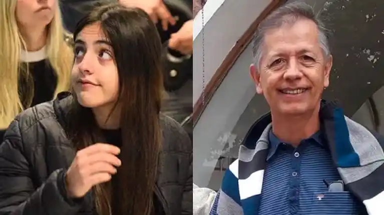 Irina Flehr, en una de las audiencias por el crimen de su padre, Reynaldo.