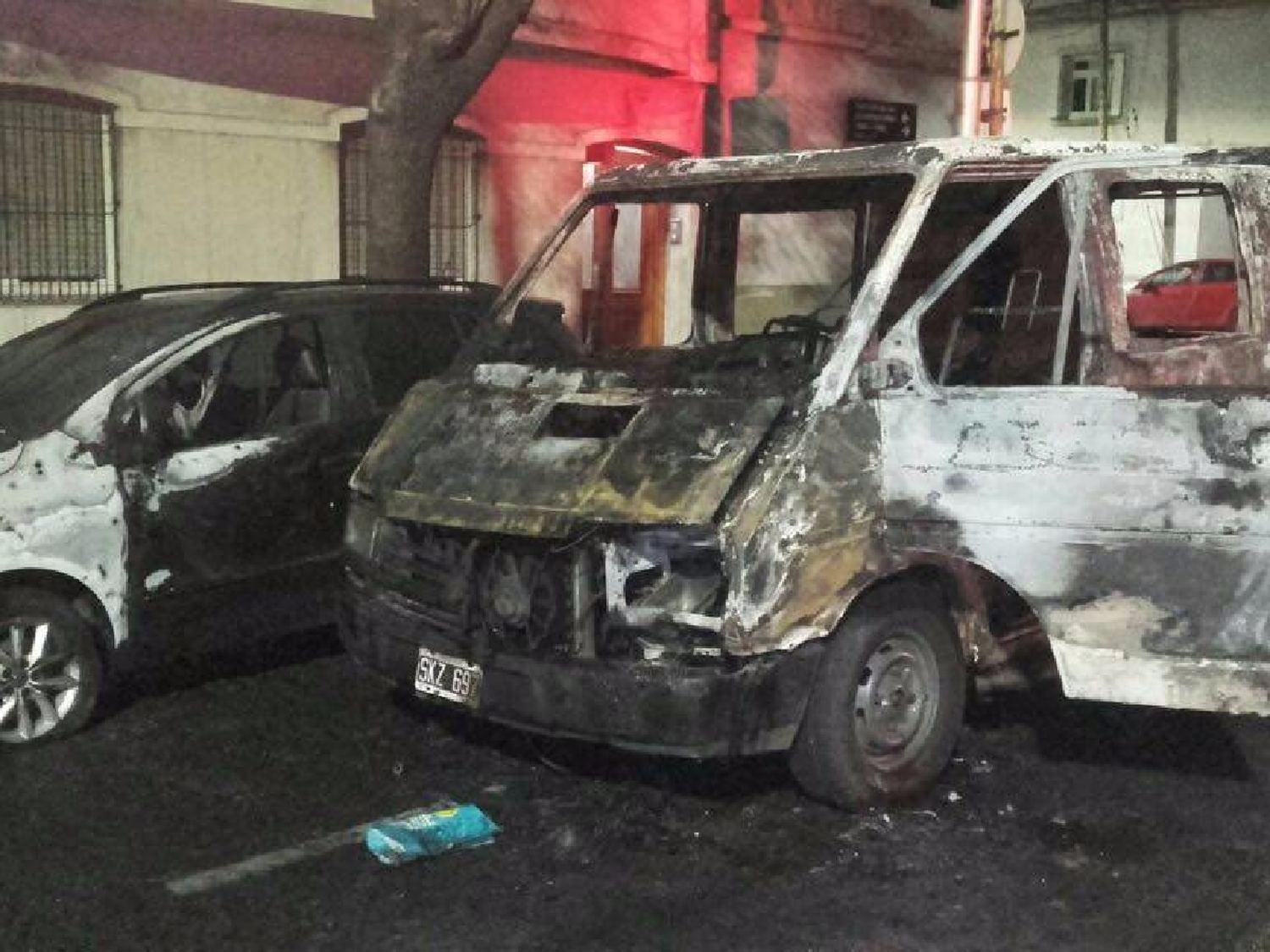 Se incendió el auto de Axel Kicillof