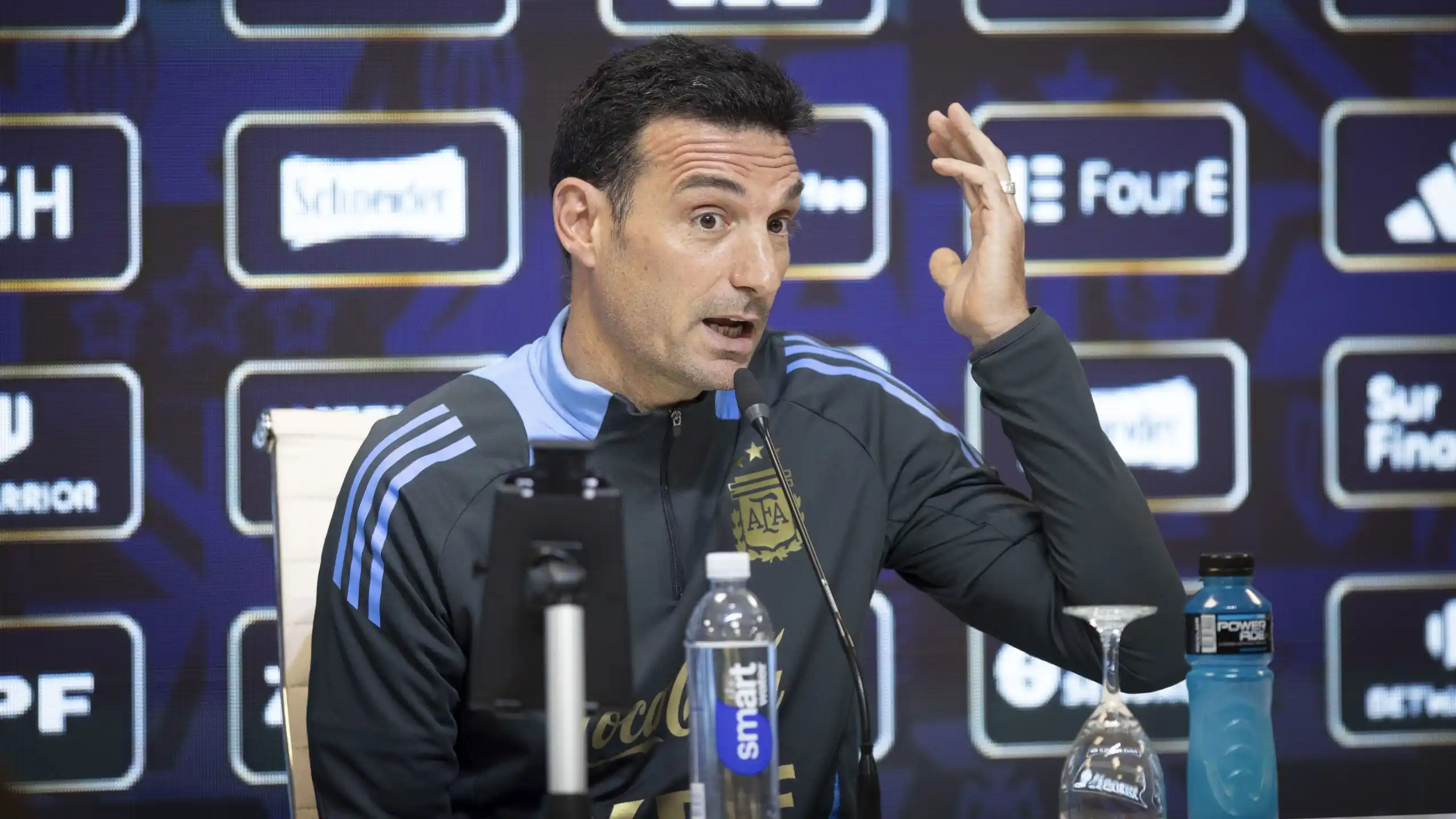 Lionel Scaloni, DT de Argentina.