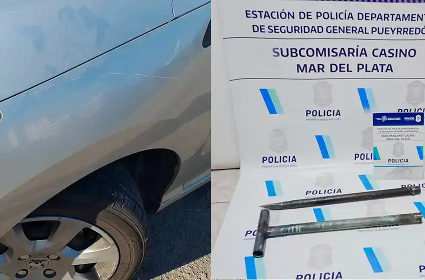 Rompió un auto para que culparan al cuidacoches