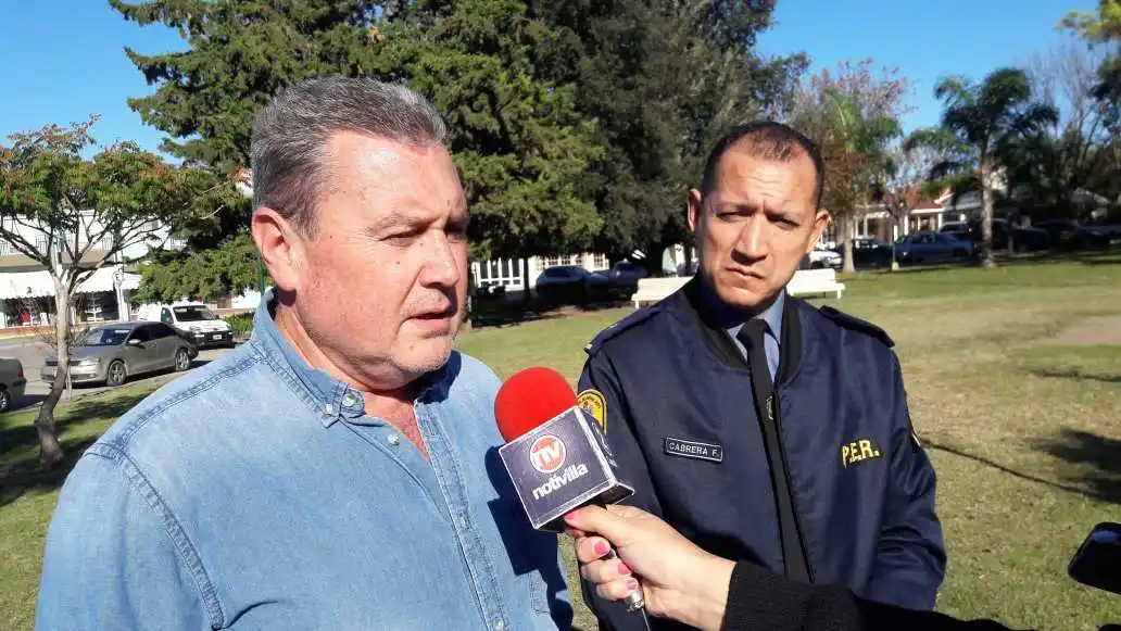 El secretario de gobierno destacó la importancia de que la comunidad informe los hechos delictivos o las agresiones