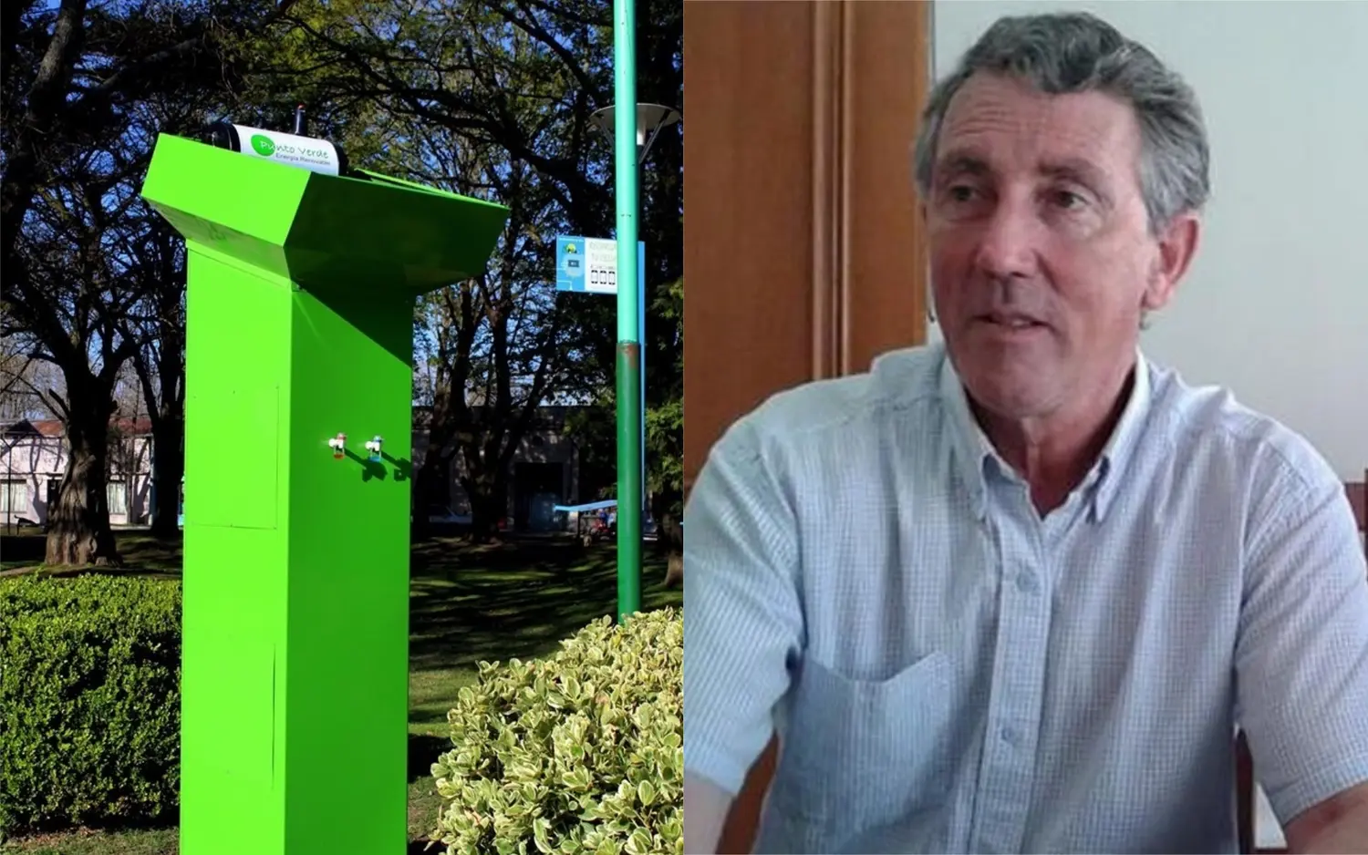 La ingeniosa iniciativa ecologista del Intendente de Pila: "Este municipio apoya esta realidad" 