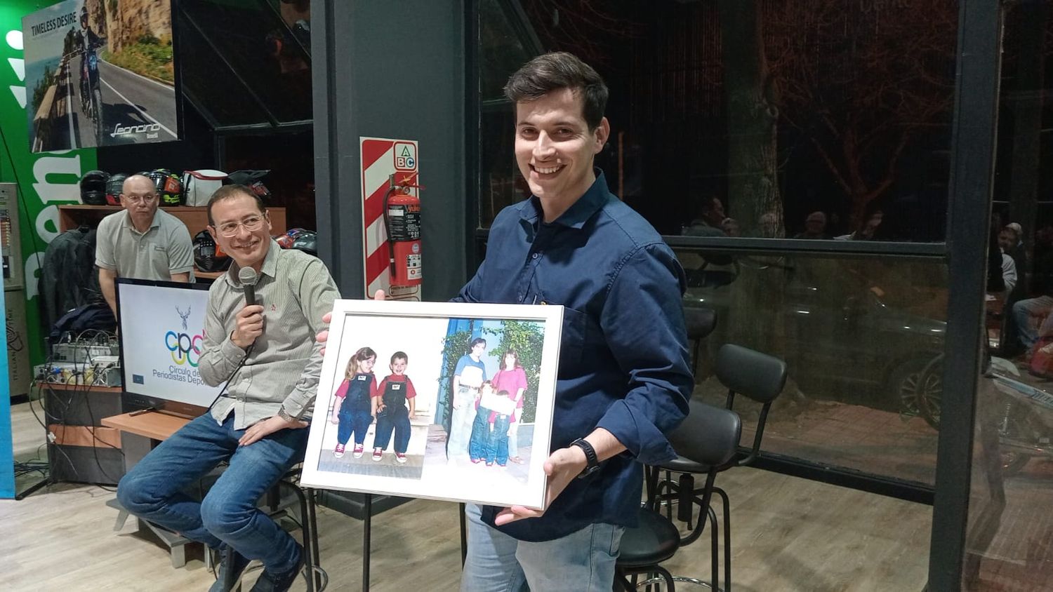 Fefo Camps y el regalo del Círculo recordando su infancia en su Venado Tuerto natal