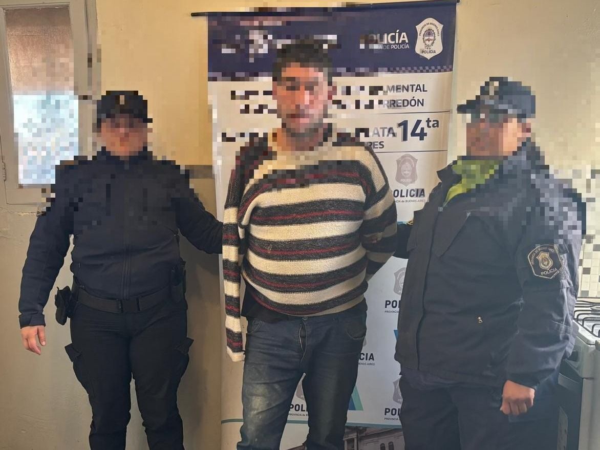 El ladrón fue aprehendido luego de un allanamiento en un vivienda de José Mármol al 200.