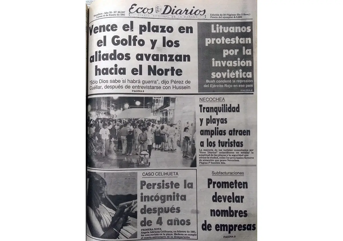 Lunes 14 de enero de 1990