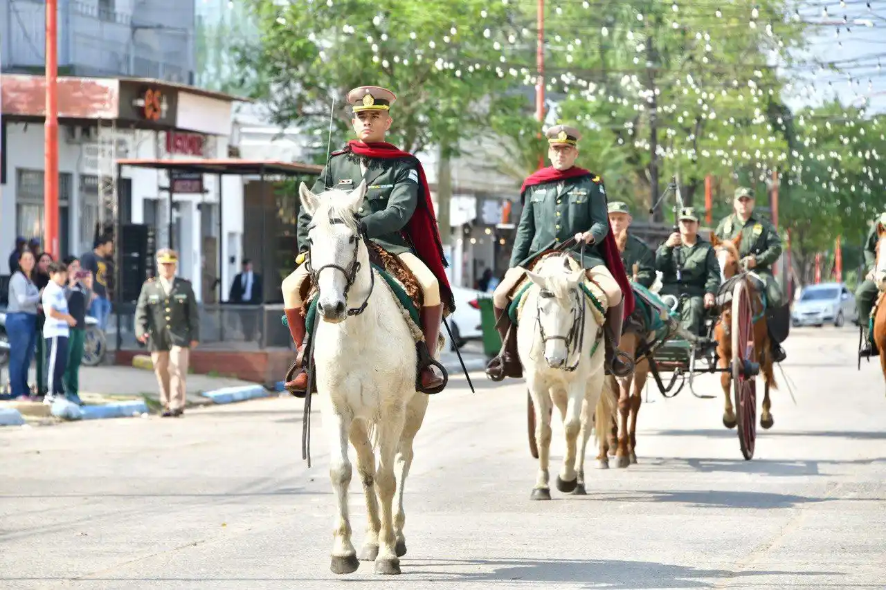 Insfrán participó en el acto oficial por el 
86.º aniversario de Gendarmería Nacional