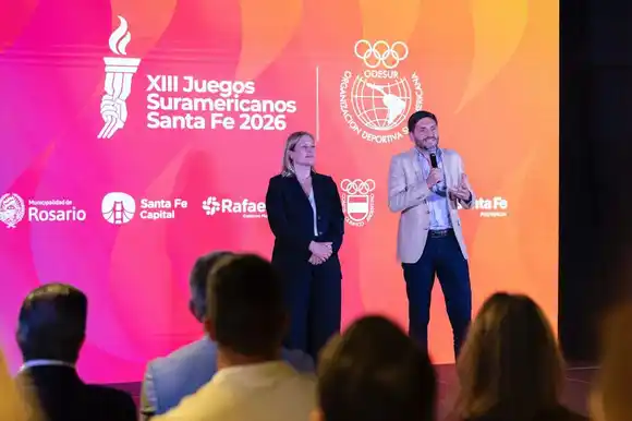 Juegos Suramericanos 2026: Pullaro y Scaglia dieron inicio a la cuenta regresiva