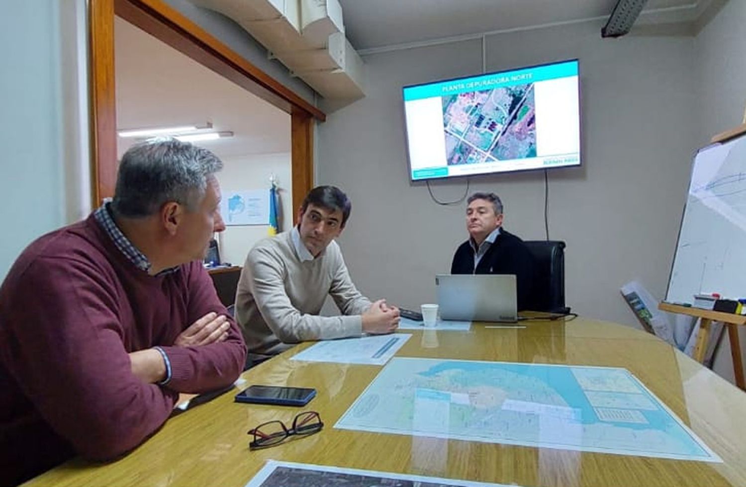 El diputado Iparraguirre confirmó la ampliación de la Planta Depuradora Norte