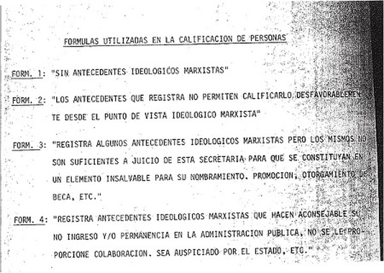 Listas negras de la Dictadura: Los nombres de los artistas perseguidos por los militares