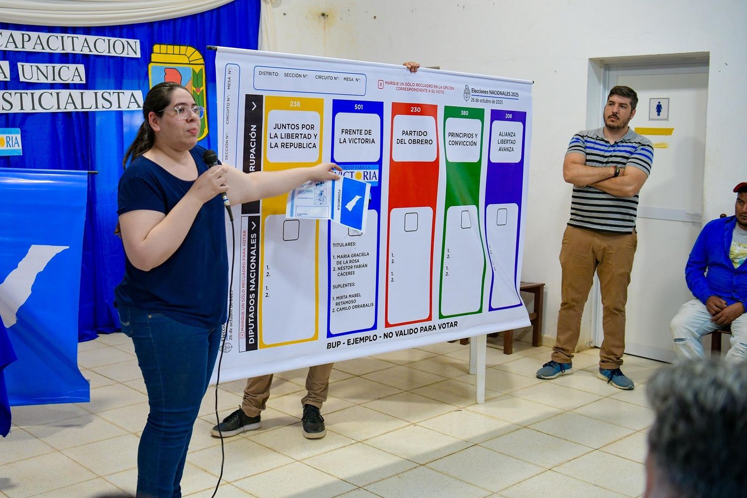 En Laguna Yema, finalizó la gira de capacitación sobre Boleta Única de Papel