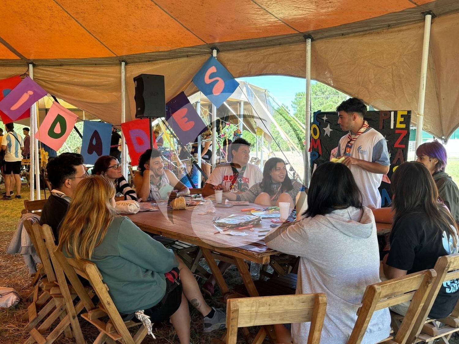 Recreaciones. Algunas de las actividades que se desarrollan dentro del campamento.