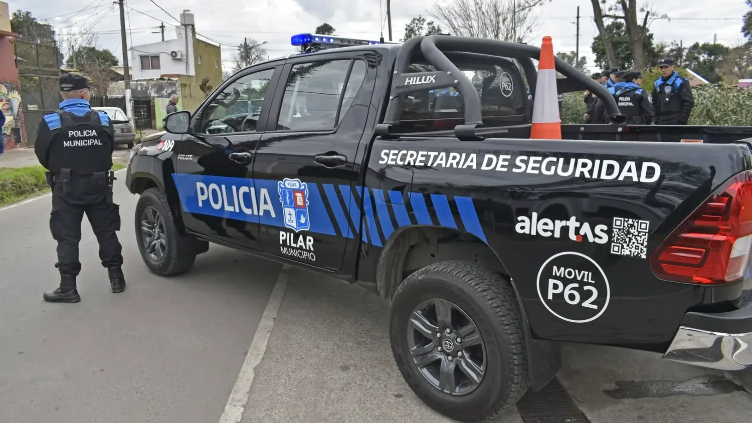 El operativo fue coordinado por la Guardia Urbana de Pilar.