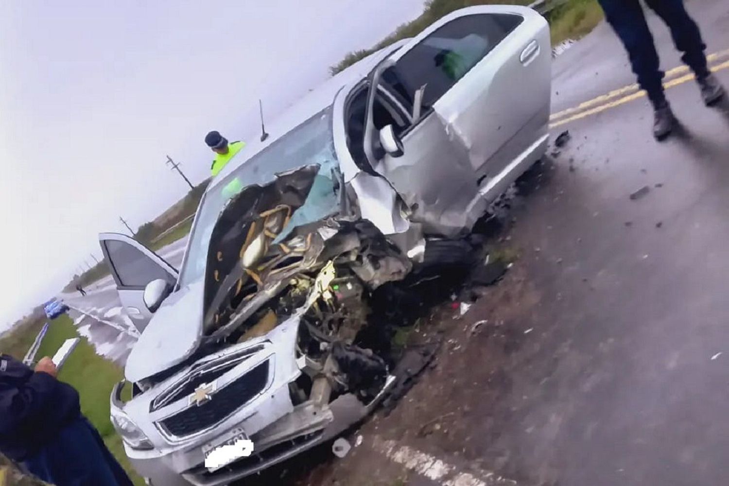 Accidente en Cuchilla Redonda