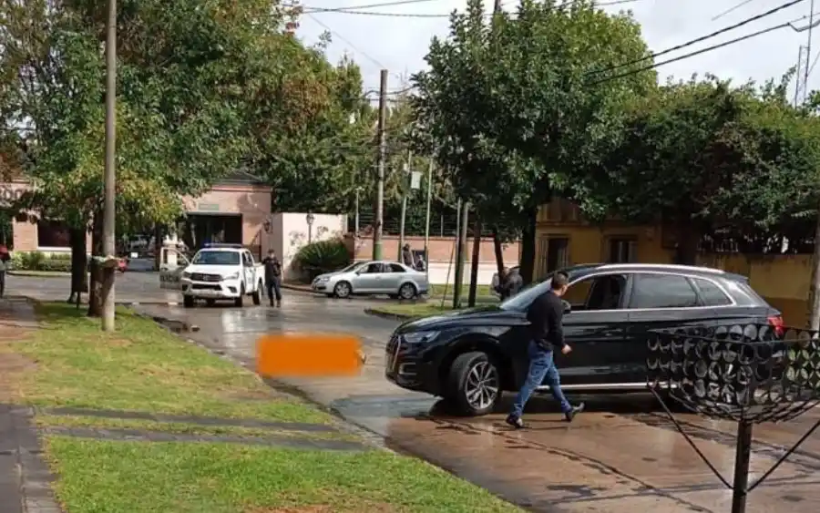 Un custodio hirió a un menor armado