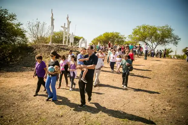 Quedó habilitado el Vía Crucis en el Parque Unzué