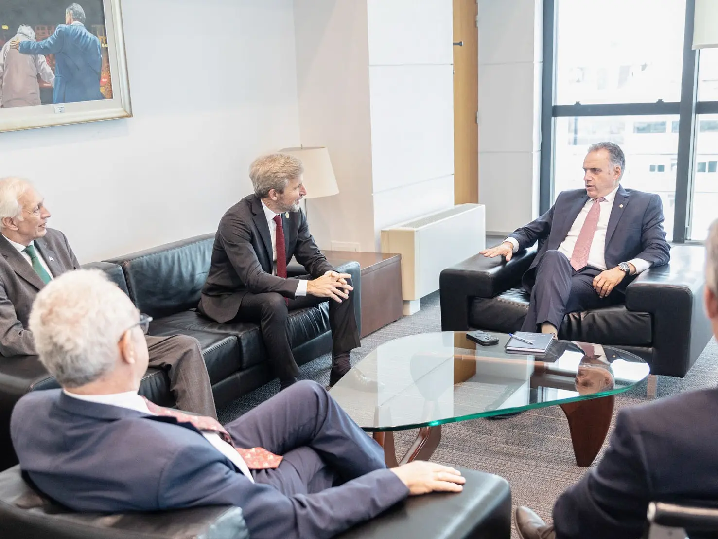 Frigerio se reunió con el presidente de Uruguay