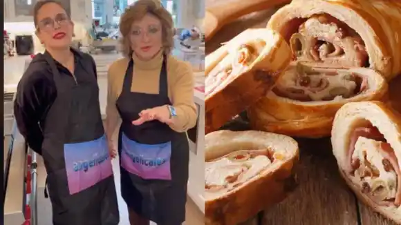 ¡HONRANDO SUS ORÍGENES! Angélica Vale presenta su versión del pan de jamón venezolano (Video)