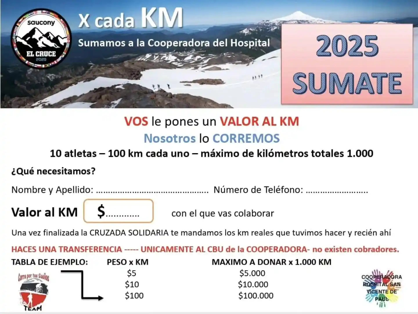 Nuevo desafío solidario a beneficio del Hospital Municipal de Chascomús