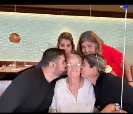 Su familia es uno de los pilares de Inés María Calero