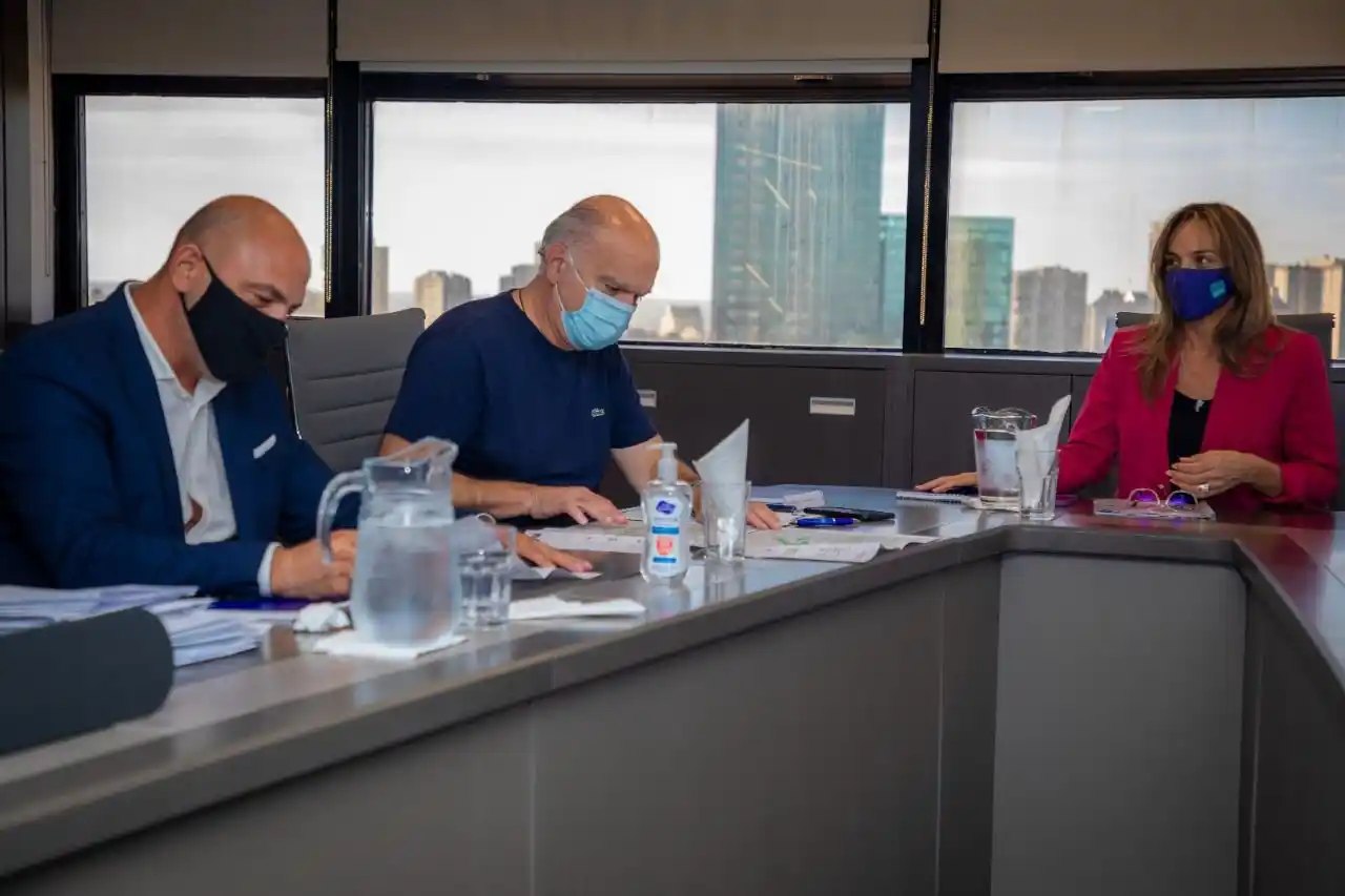 Lanús: Malena Galmarini y Néstor Grindetti de Juntos se reunieron para supervisar obras de agua y cloacas