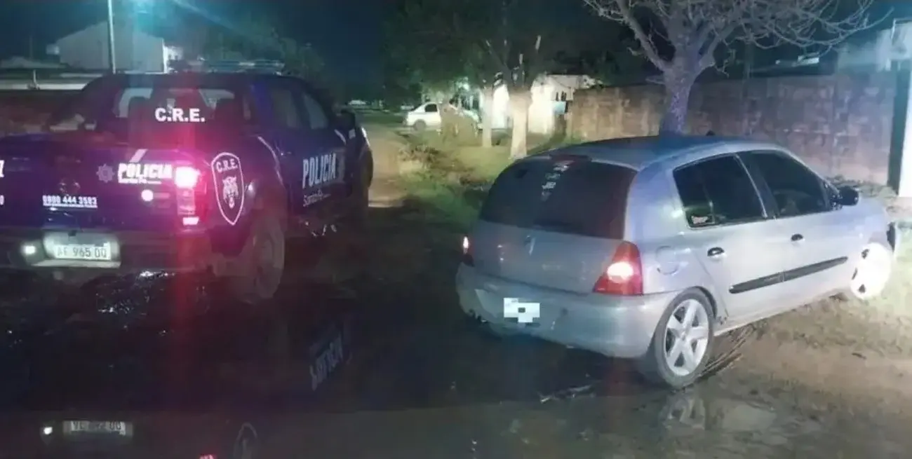 Auto robado.