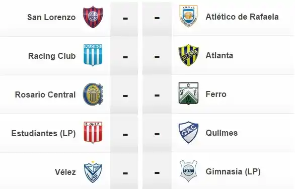Copa Argentina: Los cinco partidos que restan de los Octavos