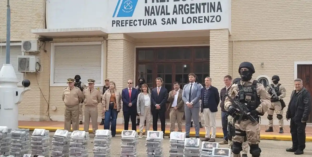 Se incautaron más de 460 de kilos de cocaína en Santa Fe. Gentileza