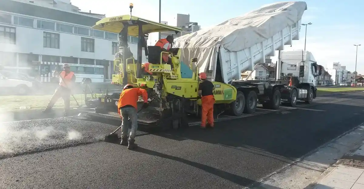 En dos semanas, finalizarán la obra de asfalto en la costa