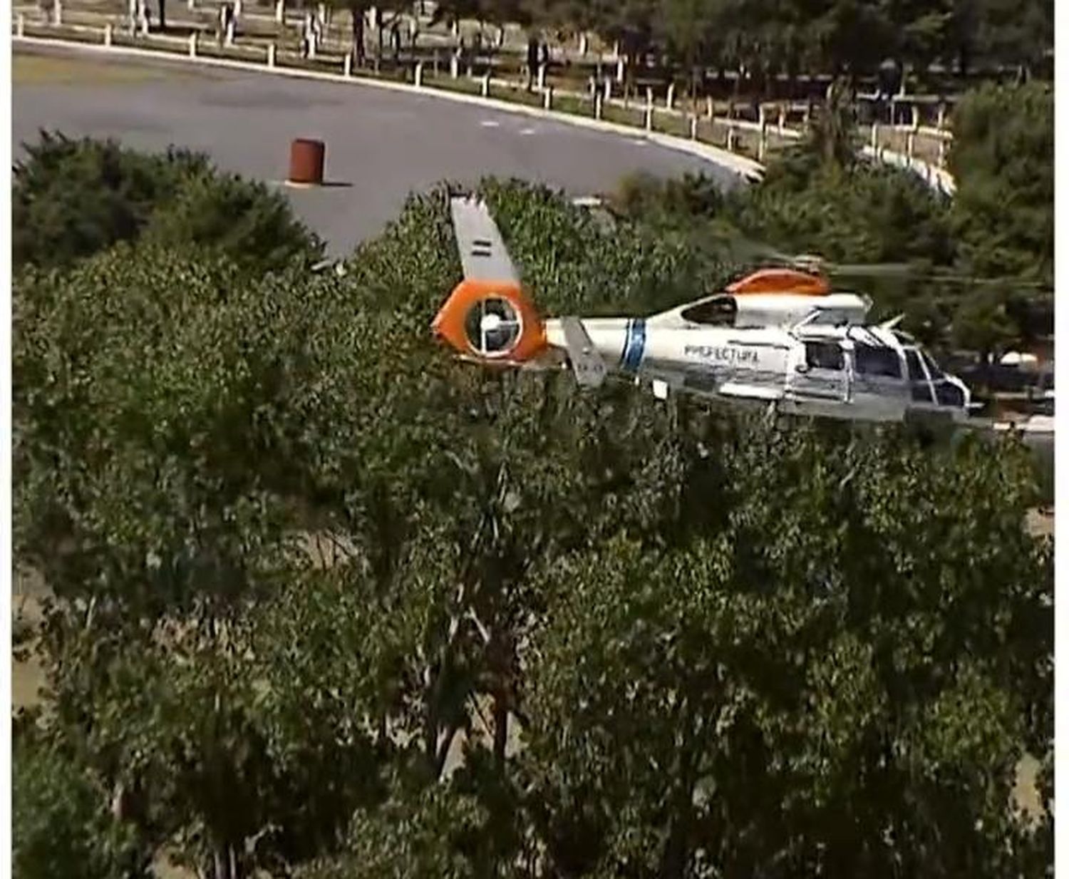 Argentina’s National Football Team, rescued by helicopters