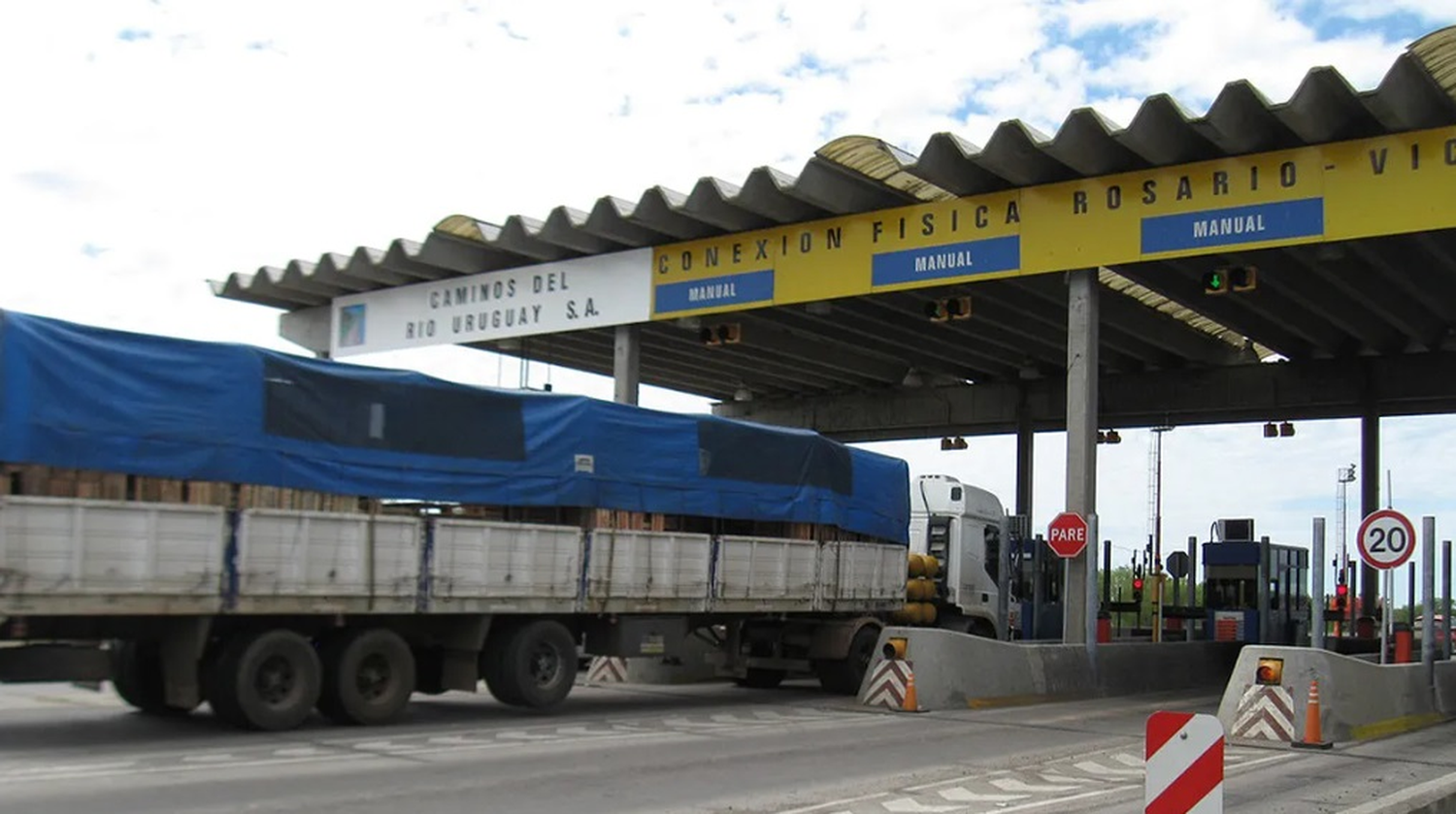 No se cobrará peaje en tramos concesionados a Caminos del Río Uruguay hasta la nueva licitación