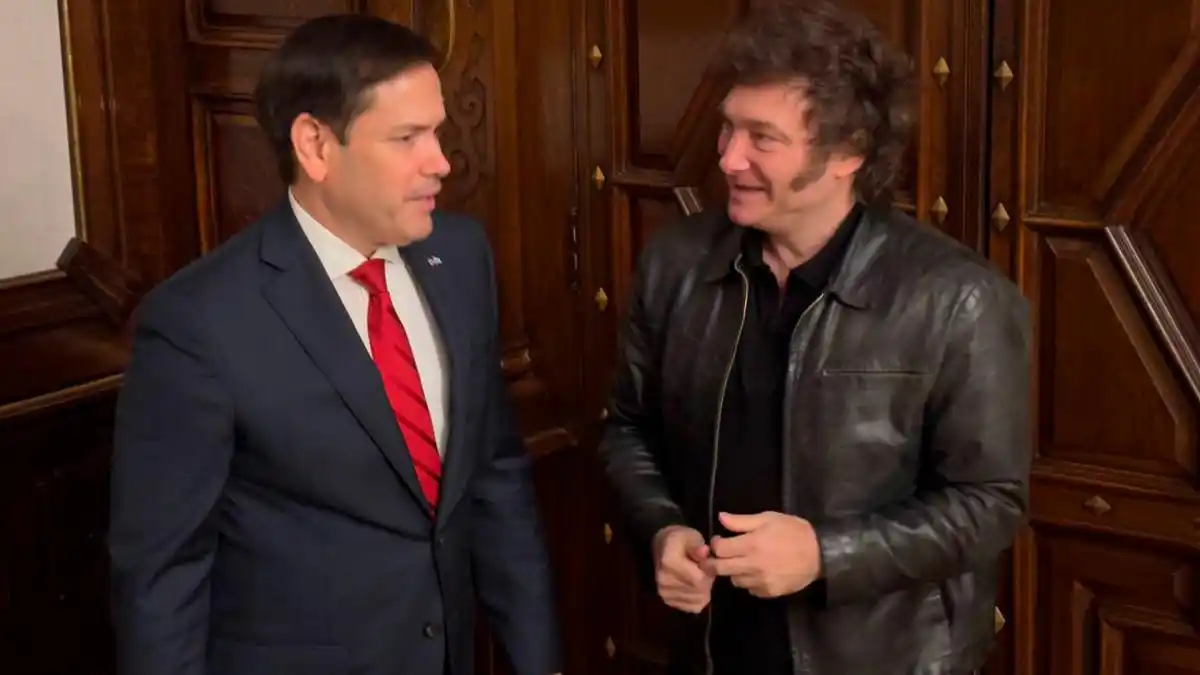 Milei agradeció al Secretario de Estado norteamericano, Marco Rubio.