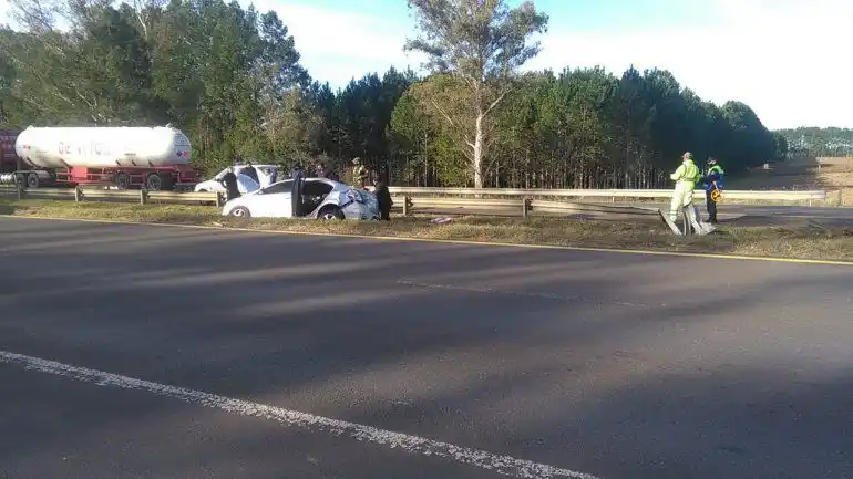 Varios heridos tras un accidente en la Autovía 14