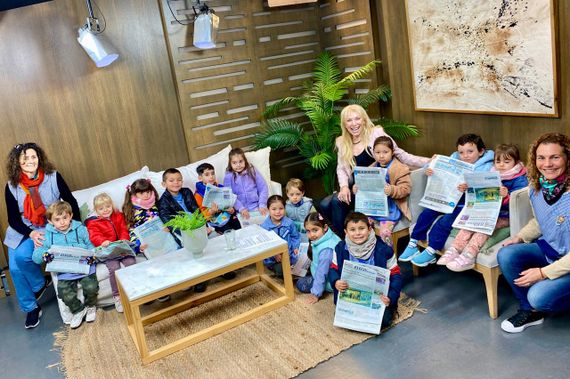 Los alumnos del Jardín 911 visitaron El Eco Multimedios y vivieron una jornada inolvidable