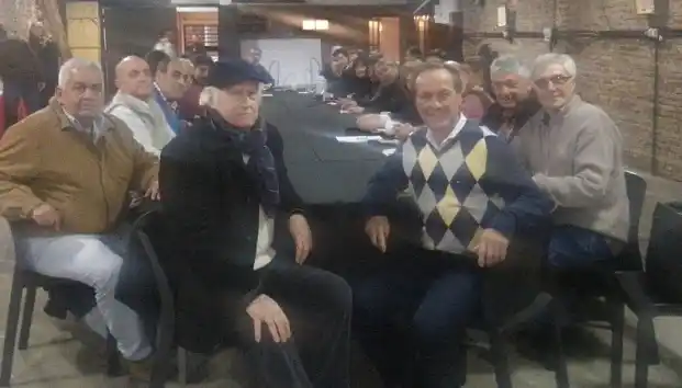 Giustiniani y Pino Solanas se reunieron en Rosario