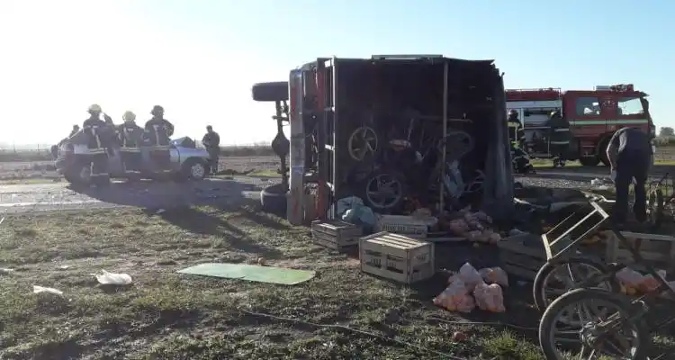Accidente en ruta 191: El conductor de la camioneta continúa internado pero presenta mejorías