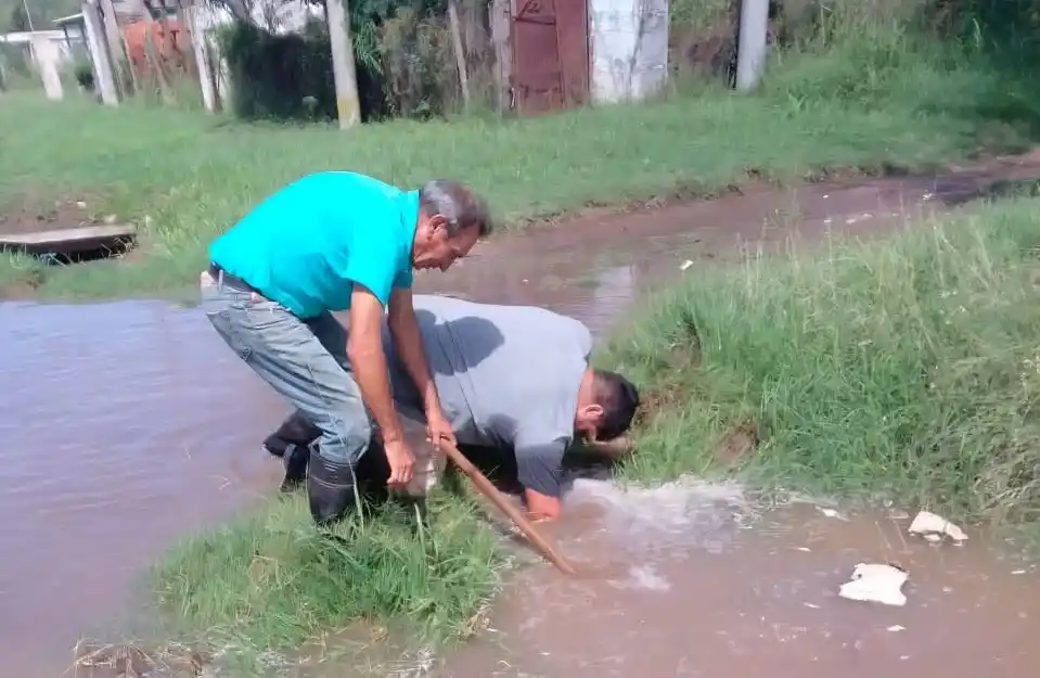 Limpieza repetida en los mismos sectores. Foto: Gentileza.