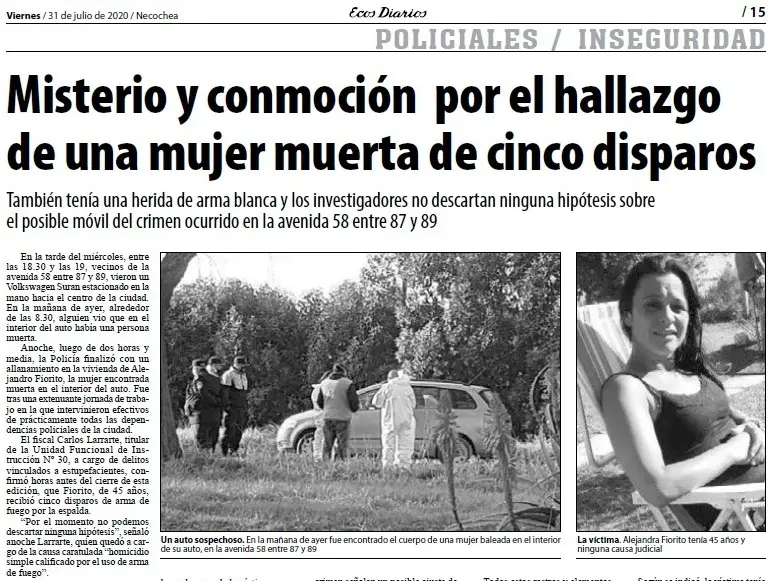 Narcomenudeo. Junto al cuerpo de la víctima se encontraron 29 envoltorios de cocaína