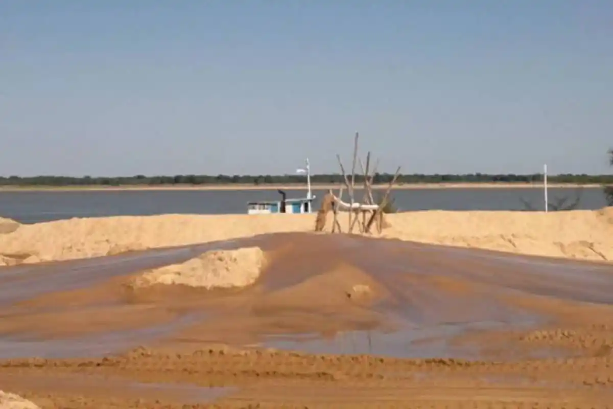 El juez federal Viri ordenó a Bordet la clausura por 45 días de las areneras radicadas en Ibicuy
